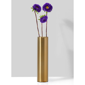 Elegant Premium Aluminium Flower <b>Vase</b> for Home Furnishing, Decorative Floral Arrangements and Contemporary Interior Decor Themes - Product Image 1