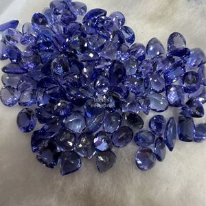 Pierre précieuse naturelle certifiée Tanzanite facettée pour la fabrication de bijoux, Tanzanite brute de qualité loupe, lot en gros, meilleur prix de gros - Product Image 5