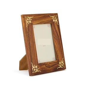 Cadre photo minimaliste fait main en bois massif, décoration moderne pour la maison, cadre photo en bois pour table. - Product Image 3