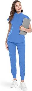 Uniforme Médico Premium para Enfermeras, Conjunto de Blusa y Pantalón, Tela Suave y Elástica, Ropa de Trabajo para Hospitales, Clínicas y Personal de Enfermería - Product Image 2
