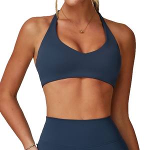 Sujetador deportivo de yoga con espalda cruzada, ligero, con tiras, para fitness, correr al aire libre y gimnasio, talla grande - Product Image 3