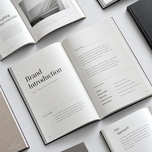 Catálogo de Folletos de Cartón Impresos en Color Digital Personalizados de Fábrica, Formato A5 A4, Manual de Instrucciones, Folleto de Empresa - Product Image 1