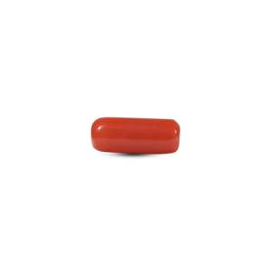 Natural Red Coral Loose Gemstone 7 Carat for Fine Jewelry - Product Image 1