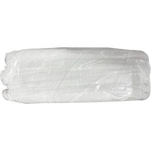 Confezione 3X-Large 5 stivali da cappuccio tute bianche monouso da 50 GSM MPP anti-schizzi tute elasticizzate per polsi abbigliamento di sicurezza - Product Image 5