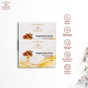 Savon en barre transparent 701 enrichi en glycérine, niacinamide et extrait de papaye. Pour tous types de peau, éclaircit en douceur, revitalise, durée de conservation de 3 ans - Product Image 4
