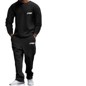 Sudadera Unisex de Algodón Orgánico para Hombre y Mujer, Conjunto de Chándal Personalizado con Estampado de Diamantes de Imitación, Transpirable, Sólido de Maternidad - Product Image 1