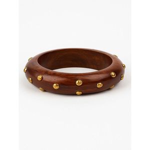 Meilleures ventes : Ensemble de bracelets ethniques en bois faits à la main avec clous en laiton, collection de bijoux de mode en gros pour les détaillants en ligne - Product Image 6