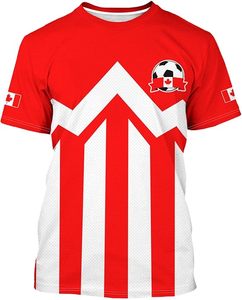 Camiseta de Fútbol de Canadá, Roja, de Poliéster de Secado Rápido, Diseño de Hoja de Arce, Tema de la Selección Nacional, Bordado a Máquina, Thopson - Product Image 6