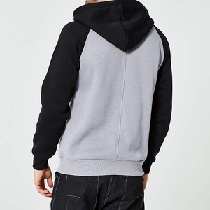 Sweat à capuche zippé personnalisé de haute qualité pour hommes, 100 % coton, coupe classique, couleur unie, hiver - Product Image 3