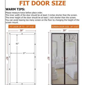 Durable Heavy Duty Magnetic <strong>Screen</strong> Door <strong>Mesh</strong> Curtain Mosquito Net with Hands-Free Bug Protection - Product Image 5