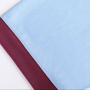Ensemble maillot et short de football pour homme, bordeaux et bleu clair, col en V, manches courtes, sublimé, anti-humidité, coupe athlétique, toutes saisons - Product Image 4