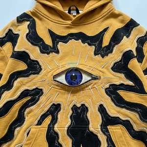 OEM ODM 2026 Sweat à capuche oversize en polaire d'hiver brodé et personnalisé 100% coton Premium pour tenue décontractée et streetwear ZABEX SPORTS - Product Image 4