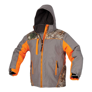 Veste de chasse professionnelle sportive à capuche imperméable et respirante pour hommes avec logo frontal - Product Image 6