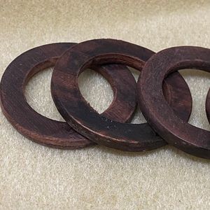 Brazalete de Madera Hecho a Mano para Mujer, Joyería de Madera Natural, Estilo Boho Étnico, Accesorio de Moda Tradicional, Regalo al por Mayor - Product Image 4