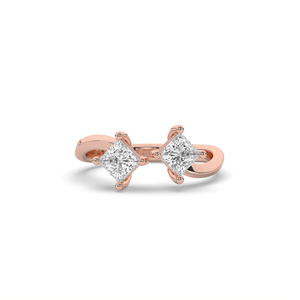Anillo de Diamante Cultivado en Laboratorio de 0.90Ct, Corte Brillante, Oro de 14K, Ligero y Transpirable, Regalo de Aniversario, Venta al Por Mayor - Product Image 2