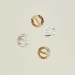 Anillo para Servilletas de Cuerno de Búfalo Natural para Decoración de Mesas de Boda y Eventos, Calidad Premium - Product Image 1