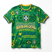 T-shirt de football Prime Global Fusion Dynamic National Print Cup World 2026, vêtements de créateur