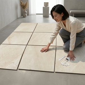 Baldosas Modulares Encajables de Imitación de Porcelana para Estacionamiento, de Madera Sólida, 20 mm de Grosor, 300x300/400x400/600x600 mm, Resistentes - Product Image 1