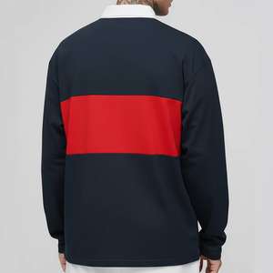 Camisa de Manga Larga para Hombre, Ajustada, Transpirable, Personalizada al por Mayor, con Patrón Sólido, Tejido de Punto de Poliéster/Algodón, Digital - Product Image 2