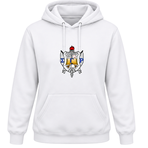 เสื้อฮู้ดมหาวิทยาลัยสำหรับผู้หญิง Sigma Gamma Rho สีขาว แบบสั่งทำพิเศษ พร้อมตัวอักษรกรีก เสื้อสเวตเชิ้ตแบบสวมหัวลำลอง สไตล์นักศึกษา เสื้อผ้าสตรีทแวร์สำหรับชมรมนักศึกษา - Product Image 1