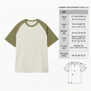 เสื้อยืดคอกลมผู้ชาย แขนเสื้อแบบแร็กแลน 2 สี ผสมโพลีเอสเตอร์ 95% สแปนเด็กซ์ 5% สไตล์สปอร์ต ออกกำลังกาย แห้งเร็ว ระบายเหงื่อได้ดี รับสกรีนโลโก้แบรนด์ - Product Image 6