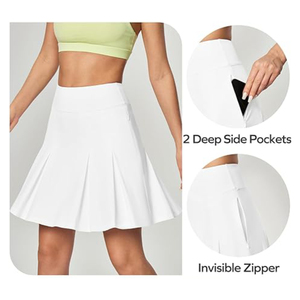 OEM Custom Breathable Plus Size Tennis Skirt-High Quality 100% Polyester Sportswear Manufacturer - Product Image 5