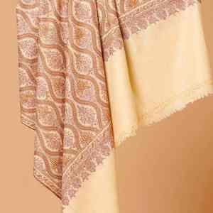 Handcrafted Embroidered Pashmina Wool <b>Shawl</b> Luxury Soft Warm Breathable Traditional Solid Elegant Winter <b>Wrap</b> for Men - Product Image 2