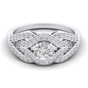 Bague de fiançailles REYES en or massif 14 carats de haute qualité, certifiée GRA, avec moissanite, pour femme, cadeau d'anniversaire, bijoux raffinés - Product Image 5