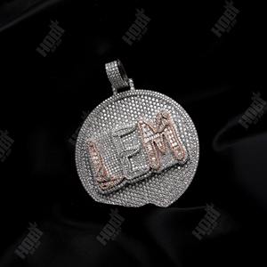 Colgante Personalizado con Nombre en Moissanita Helada, Plata de Ley 925, Lujo para Hombre, Estilo Hip Hop, Baño de Rodio, Engaste de Garra, Certificado GCI IDGL - Product Image 5