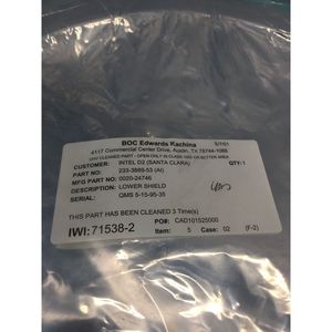 AMAT 0020-24746 SHIELD LOWER HIGH COND 101 AL 8" - Equipo y piezas de semiconductores de confianza de la marca global Legacy - Product Image 1