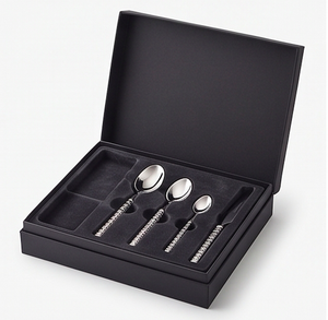 Ensemble de couverts modernes en acier inoxydable finition miroir, fourchette, cuillère, couteau à long manche, compatibles lave-vaisselle, pour la vaisselle de mariage - Product Image 6
