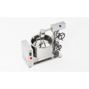 Olla de vapor rotativa por inducción con camisa (tipo basculante de 3 aspas), panel de control de motor antiadherente, 380V/440V, de acero inoxidable para freír - Product Image 2