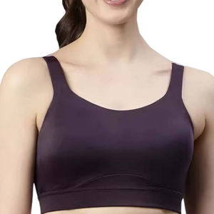 เสื้อชั้นในกีฬาแบบมีสายกว้าง  แบบไม่มีโครง  รองรับได้ดี  ใส่สบาย  ยืดหยุ่น  ระบายอากาศได้ดี  เนื้อผ้านุ่ม  เหมาะสำหรับออกกำลังกายสำหรับผู้หญิง - Product Image 5