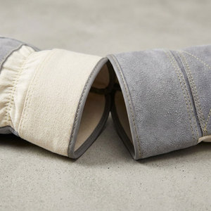 Guantes de Trabajo Reforzados de Cuero Vacuno, Resistentes al Calor, con Puño de Seguridad, 11 oz, Industriales, de Construcción, Reflectantes, de Protección Personal - Product Image 6