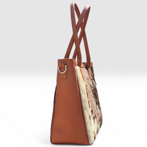 Sac fourre-tout en cuir véritable à poils, usage quotidien, qualité supérieure, fait main, vente en gros, fermeture éclair, personnalisable LHTB-0115 - Product Image 6