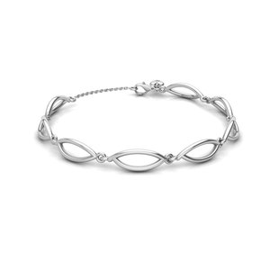 Bracelet à breloques en argent Sterling 925 plaqué or pour femmes, chaîne délicate réglable, bijoux de poignet, cadeau - Product Image 5