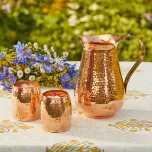 Premium <b>Copper</b> Drink Mug Hammered Finish Handmade Moscow Mule <b>Cup</b> for Water Beer Cocktail Kitchen Use - Product Image 5