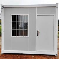 Casa Contenedor Plegable Prefabricada Portátil de Paneles Sándwich, Económica, de Instalación Rápida, Plegable en X, Venta al Por Mayor