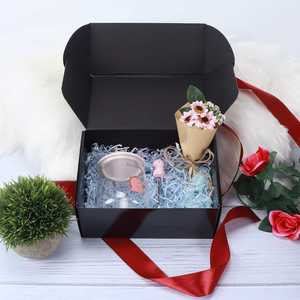 Boîtes à bougies en carton kraft personnalisées avec insert, emballage pour petites bougies parfumées pour le commerce électronique, boîtes en papier imprimées sur mesure - Product Image 1