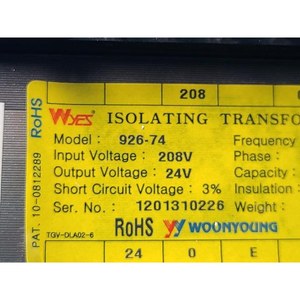 WYES 926-74 Hochspannungs-Steckverbinder-Baugruppe Gebraucht Als Ersatz für Legacy-Halbleitergeräte-Teile - Product Image 3
