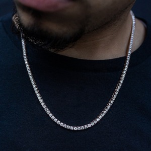 Hot on Sale <b>Iced</b> <b>Out</b> Mariner Link Moissanite Diamond Cuban Link <b>Chains</b> for Sale From Indian Supplier - Product Image 1
