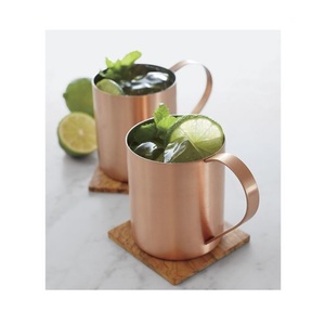 high quality copper plated moscow mule mugs for cocktails and cold drinks ideal for kitchen dining and bar environments - Product Image 1