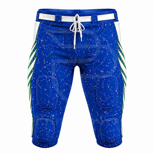 Custom Summer American Football Uniform Set Breathable 100% Polyester Jersey Pants Sublimation Printed Team Sportswear Bulk OEM - Product Image 4