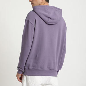 High Quality <b>Thick</b> <b>Fleece</b> Pullover Hoodie Men's 100% Cotton Oversized Boxy Fit Breathable Embroidered Zipper-Up Custom - Product Image 5