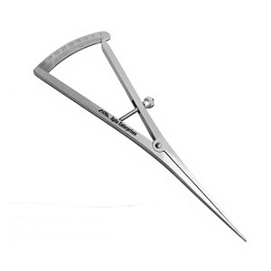 Calibre Droit de 7 Pouces pour Cartographie Osseuse, Instrument de Mesure de Précision 0-40mm, Échelle de Mesure en Acier Inoxydable de Qualité Allemande, Orthopédique - Product Image 5