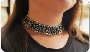 Collar afgano vintage de perlas para mujer, joyería para fiestas y bodas, venta al por mayor, MOQ bajo, precio económico, chapado en plata - Product Image 2