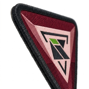 Parches de Sublimación a Todo Color, Etiquetas de Tela con Diseño Personalizado, Material Duradero, Impresión Detallada, Accesorios de Ropa OEM - Product Image 4