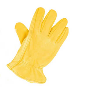 Direct Factory Supply High Quality Leather Driver Work Safety <b>Gloves</b> Hot Sale Heavy Duty Anti-slip Driving Working <b>Gloves</b> - Product Image 5
