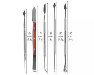 Mejor Precio, Juego de 10 Instrumentos de Modelado Dental Manuales de Alta Calidad, Acero Inoxidable y Cerámica, Aprobado por CE e ISO, Surgiright - Product Image 5