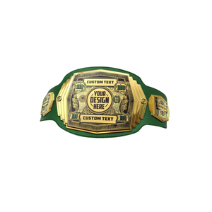 Custom Money-Themed Championship Belt Personalized Sports Belt with Custom Text and Design Ideal for Events and Collectors - Product Image 6